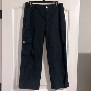 Lauren Ralph Lauren Womens sz 4 Black Cargo Pant lightweight